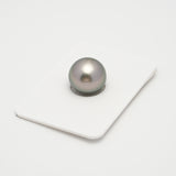 1pcs "High Luster" Light Green 12.5mm - NR/BT AAA/AA Quality Tahitian Pearl Single LP1965 A101