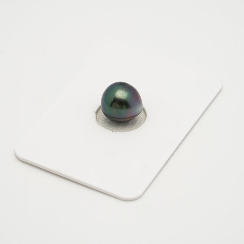 1pcs Purple 9.9mm - SB AAA Quality Tahitian Pearl Single LP2040 OR7