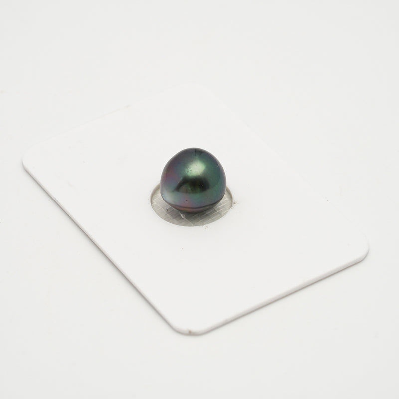 1pcs Purple 9.9mm - SB AAA Quality Tahitian Pearl Single LP2040 OR7