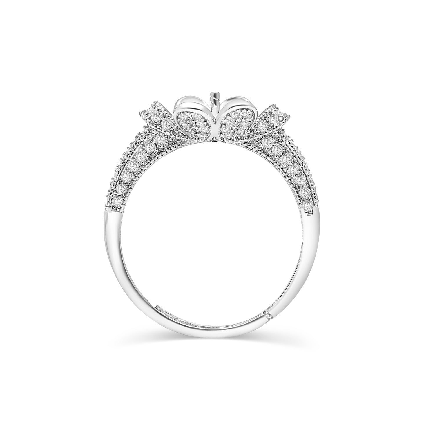 Adjustable Ring 925 Silver for pearl SC262