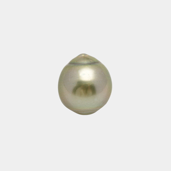 1pcs Golden Green 11mm - SB AAA/AA Quality Tahitian Pearl Single LP2041 OR7