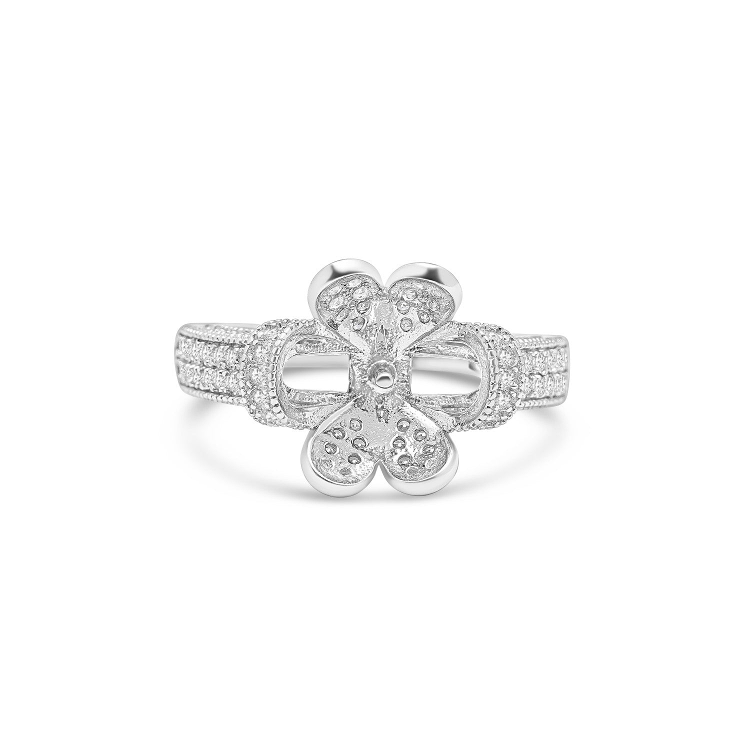Adjustable Ring 925 Silver for pearl SC262