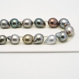 36pcs Multicolor 8-11mm - SB AAA/AA Quality Tahitian Pearl Necklace NL1503