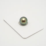 1pcs "High Luster" Green 10.9mm - SR AAA/AA Quality Tahitian Pearl Single LP2124 OR10