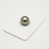 1pcs "High Luster" Green 10.9mm - SR AAA/AA Quality Tahitian Pearl Single LP2124 OR10