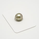 1pcs Golden Green 11mm - SB AAA/AA Quality Tahitian Pearl Single LP2041 OR7