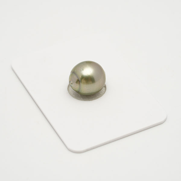 1pcs Golden Green 11mm - SB AAA/AA Quality Tahitian Pearl Single LP2041 OR7