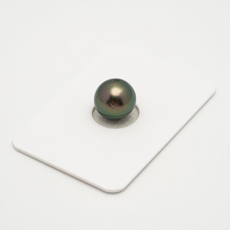 1pcs Green 11mm - NR AAA/AA Quality Tahitian Pearl Single LP2064 OR6