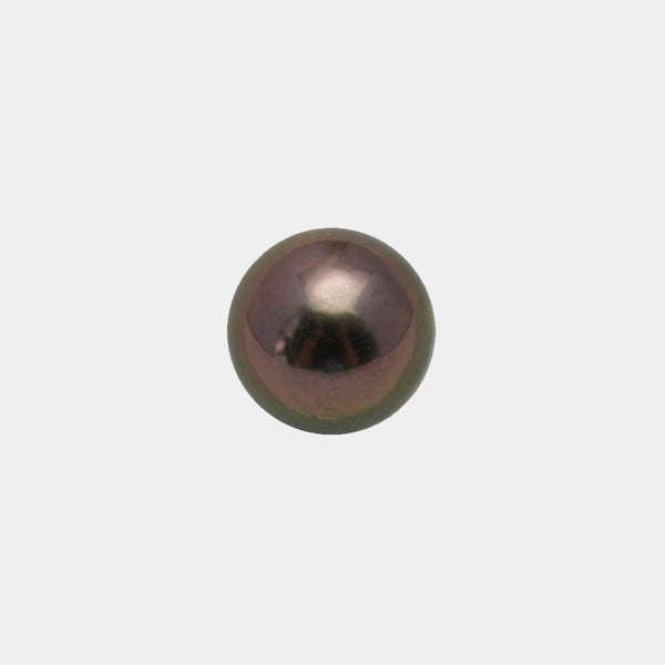 1pcs "High Luster" Green Cherry 10mm - SR AA/AAA Quality Tahitian Pearl Single LP2125 OR10