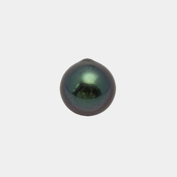 1pcs "Top Luster" Aubergine 9.5mm - SB TOP/AAA Quality Tahitian Pearl Single LP2007 THMIX1