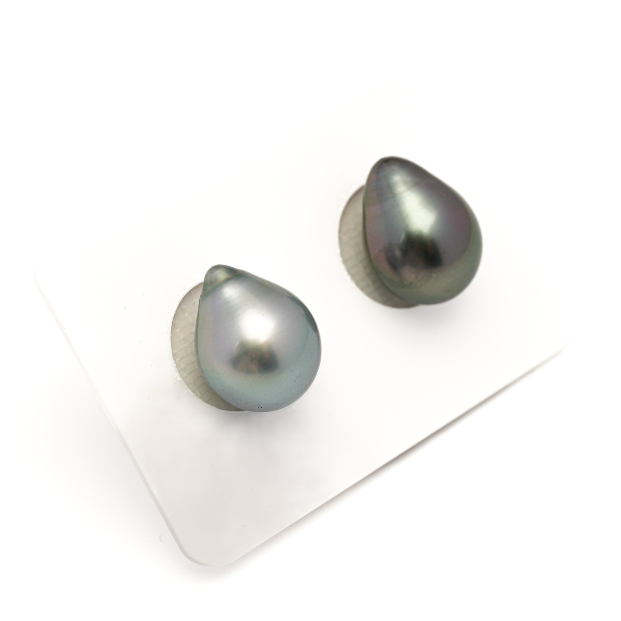 2pcs Multicolor 10.8-11.2mm - SB AAA Quality Tahitian Pearl Pair ER1879 LP1