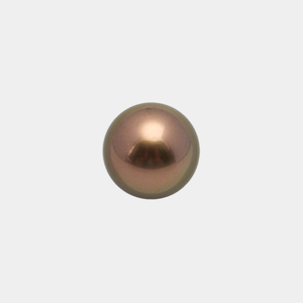 1pcs "High Luster" Brown 12.4mm - RSR AAA/TOP Quality Tahitian Pearl Single LP1756 OR7