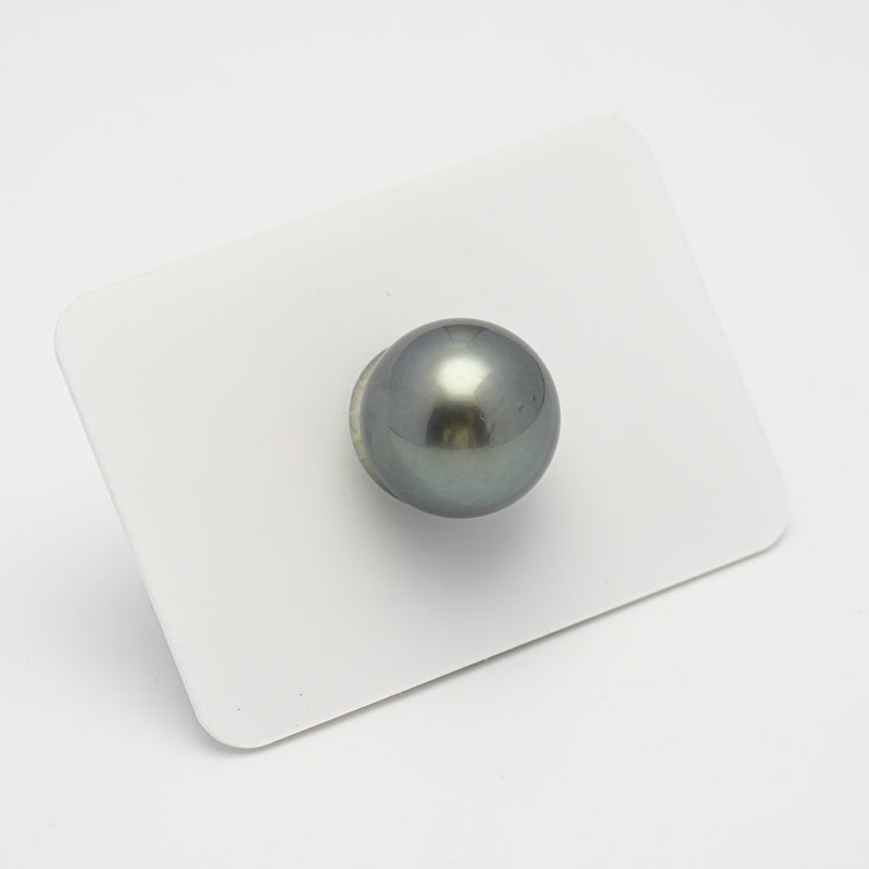 1pcs Green 14mm - RSR AAA/AA Quality Tahitian Pearl Single LP1966 THMIX3