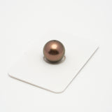 1pcs "High Luster" Brown 12.4mm - RSR AAA/TOP Quality Tahitian Pearl Single LP1756 OR7