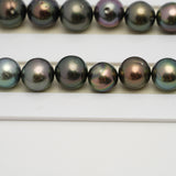 44pcs Multicolor 8-12mm - SR AA/A Quality Tahitian Pearl Necklace NL1554 THMIX3