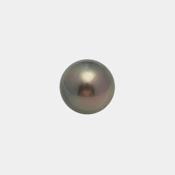 1pcs "High Luster" Green Cherry 11.8mm - SB/NR AAA Quality Tahitian Pearl Single LP1983 A101