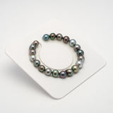 20pcs "High Luster" Multicolor 8-10mm - SB AAA Quality Tahitian Pearl Bracelet BR2145 TH1