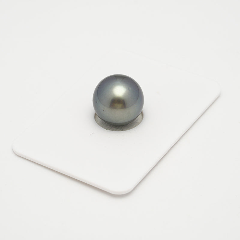 1pcs Blue Green 12.7mm - RSR AAA/AA Quality Tahitian Pearl Single LP1974 THMIX3