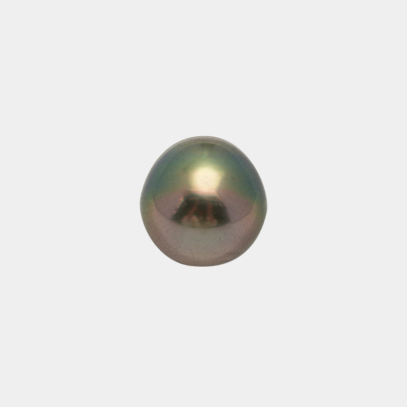 1pcs "Top Luster" Green 11mm - SB AAA Quality Tahitian Pearl Single LP2012 OR6