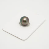 1pcs "Top Luster" Green 11mm - SB AAA Quality Tahitian Pearl Single LP2012 OR6