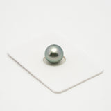 1pcs "High Luster" Light Green 10.5mm - SB AAA Quality Tahitian Pearl Single LP1793 TH1