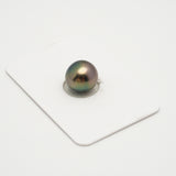 1pcs "Top Luster" Green 11mm - SB AAA Quality Tahitian Pearl Single LP2012 OR6