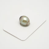 1pcs "High Luster" Golden Green 11.5mm - SB AAA Quality Tahitian Pearl Single LP2013 OR6