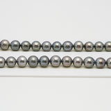 43pcs Multicolor 9-10mm - SR/NR AA/AAA Quality Tahitian Pearl Necklace NL1470 CMCS1