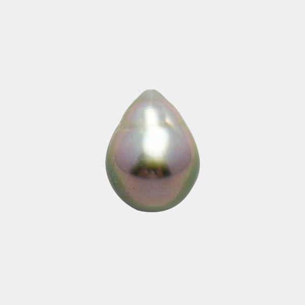 1pcs "High Luster" Green Cherry 10.1mm - SB AAA/AA Quality Tahitian Pearl Single LP2014 OR7