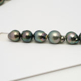 29pcs Green Cherry 11-13mm - SB AAA/AA Quality Tahitian Pearl Necklace NL1555 THMIX3