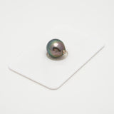 1pcs Green Cherry 10.5mm - SBQ AAA/AA Quality Tahitian Pearl Single LP1980 THMIX3