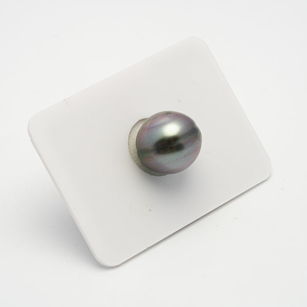 1pcs "High Luster" Purple 13.5mm - CL AAA Quality Tahitian Pearl Single LP1797 TH1