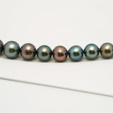 43pcs "High Luster" Multicolor 8-12mm - RSR AA/AAA Quality Tahitian Pearl Necklace NL1557 THMIX2