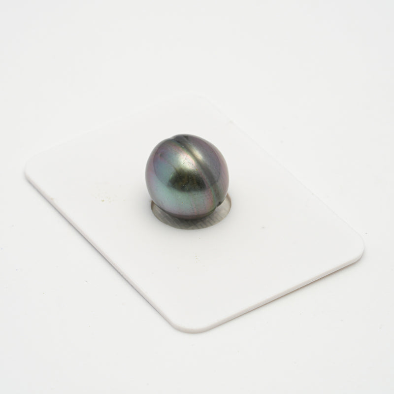 1pcs "High Luster" Purple 13.5mm - CL AAA Quality Tahitian Pearl Single LP1797 TH1