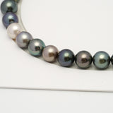 43pcs "High Luster" Multicolor 8-12mm - RSR AA/AAA Quality Tahitian Pearl Necklace NL1557 THMIX2