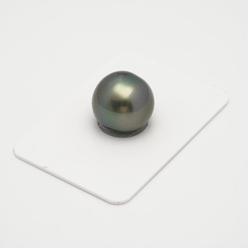 1pcs Green 15mm - NR AAA/AA Quality Tahitian Pearl Single LP1973 THMIX3