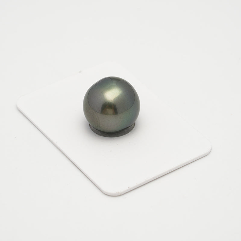 1pcs Green 15mm - NR AAA/AA Quality Tahitian Pearl Single LP1973 THMIX3