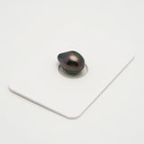 1pcs "High Luster" Green Cherry 9.3mm - SB AAA Quality Tahitian Pearl Single LP2016 OR7