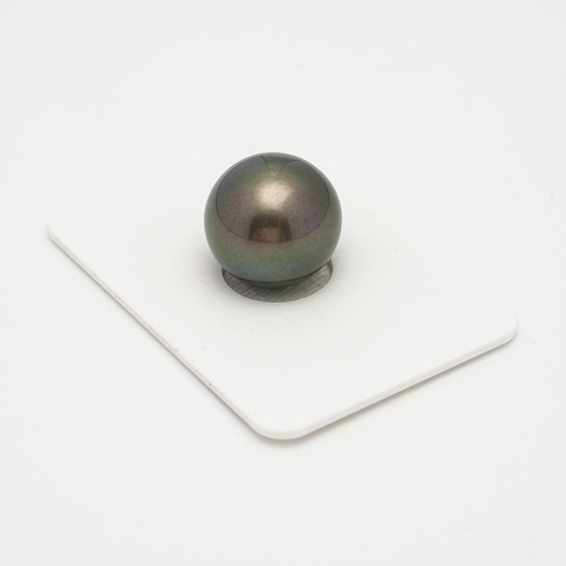 1pcs Dark Green 15.2mm - RSR AAA Quality Tahitian Pearl Single LP1977 THMIX3