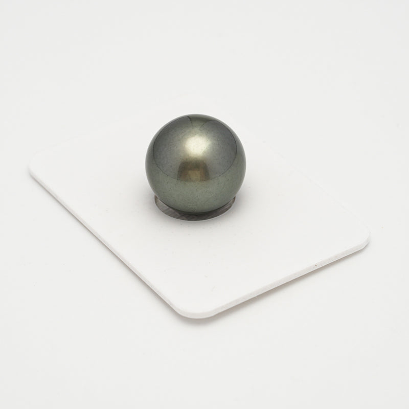 1pcs Dark Green 15.2mm - RSR AAA Quality Tahitian Pearl Single LP1977 THMIX3