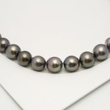 37pcs Gray 11-12mm - SR/NR AAA Quality Tahitian Pearl Necklace NL1560 A101