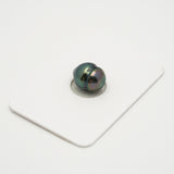 1pcs "High Luster" Peacock 9.7mm - CL AAA Quality Tahitian Pearl Single LP2020 OR7