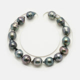 15pcs Mix 8-10mm - CL AAA/AA Quality Tahitian Pearl Bracelet BR2050 OR7