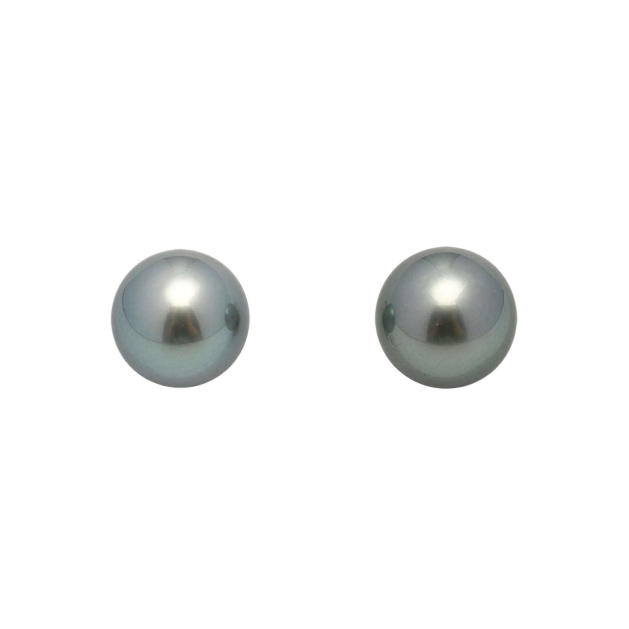 2pcs Light Blue 10.6-10.8mm - SR/NR AAA Quality Tahitian Pearl Pair ER1633 OR11