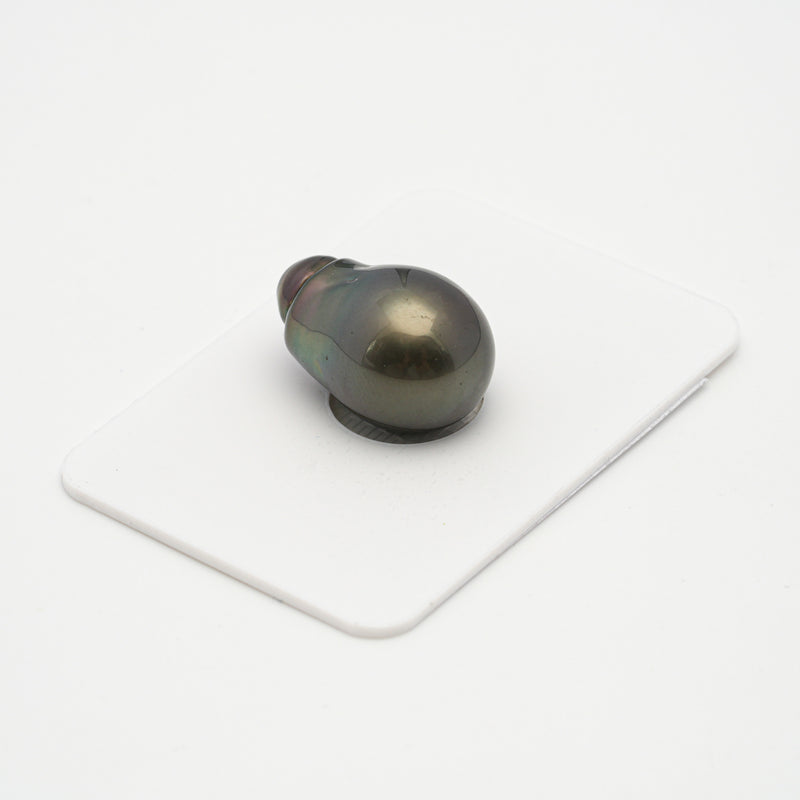 1pcs Dark Green 12.9mm - SB/BQ AAA/AA Quality Tahitian Pearl Single LP1806 TH1