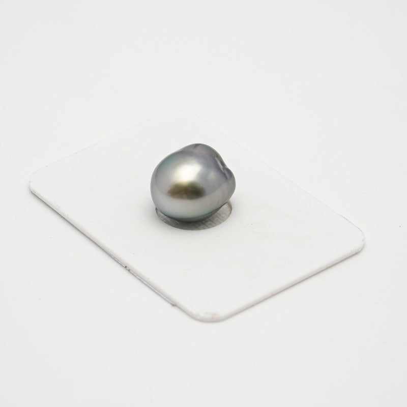 1pcs Light Green 11.9mm - BQ AAA Quality Tahitian Pearl Single LP1808 TH1