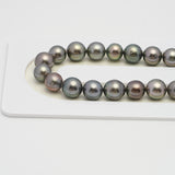 50pcs Multicolor 8mm - SR/NR AAA-A Quality Tahitian Pearl Necklace NL1478 CMCS1