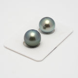 2pcs Mix 12.5-12.6mm - RSR AAA/AA Quality Tahitian Pearl Pair ER1504