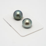 2pcs Mix 12.5-12.6mm - RSR AAA/AA Quality Tahitian Pearl Pair ER1504