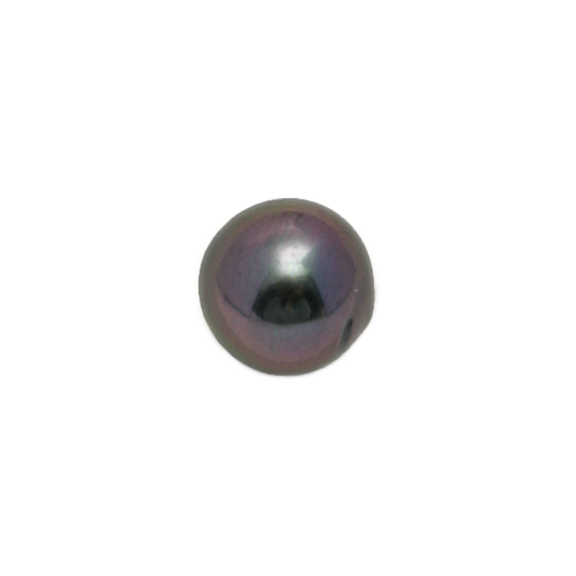 1pcs "High Luster" Purple 9.4mm - NR AAA Quality Tahitian Pearl Single LP2294 HL4